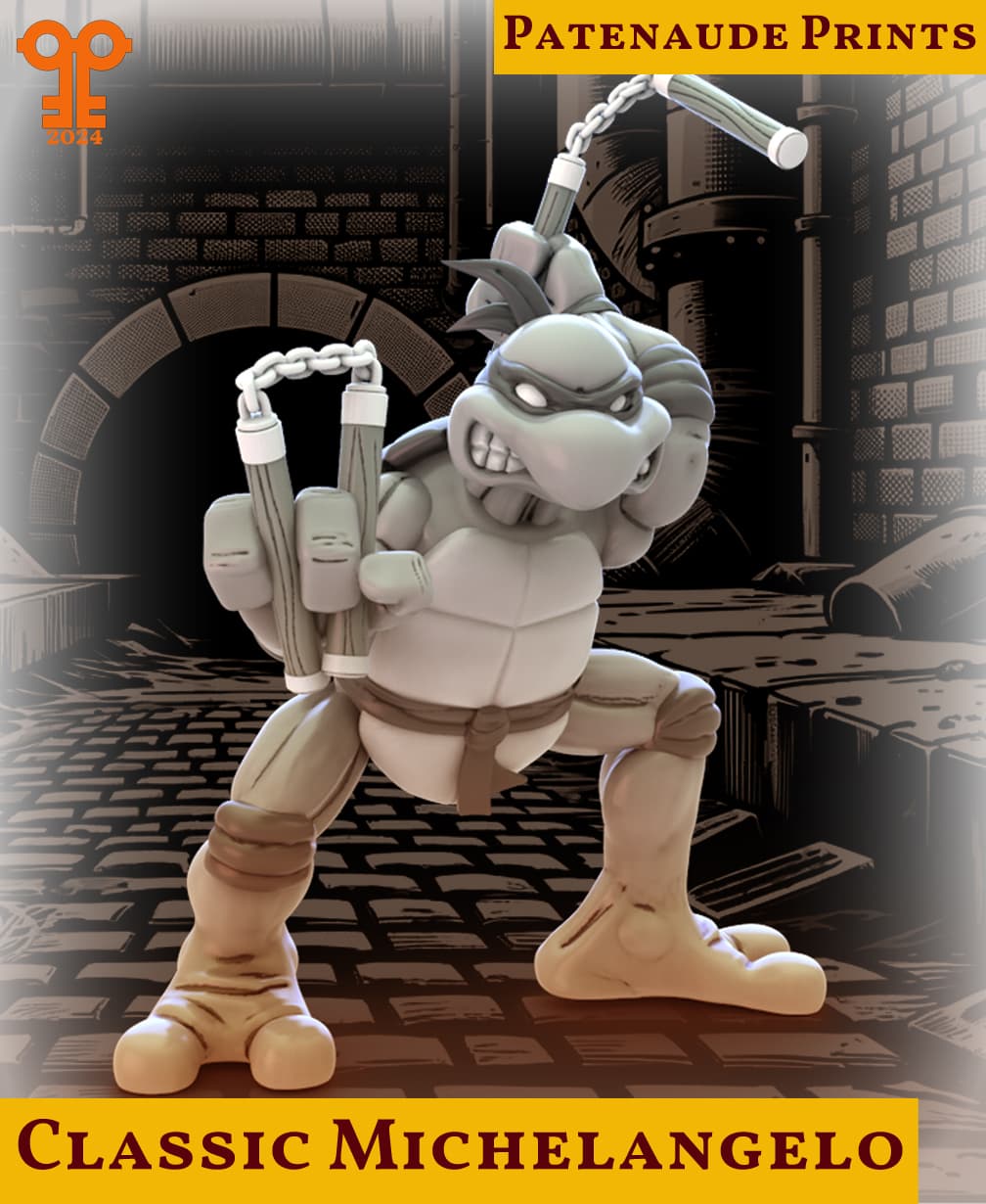 Classic Michelangelo 3d model