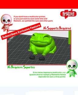 Wobbly Toad 3d model
