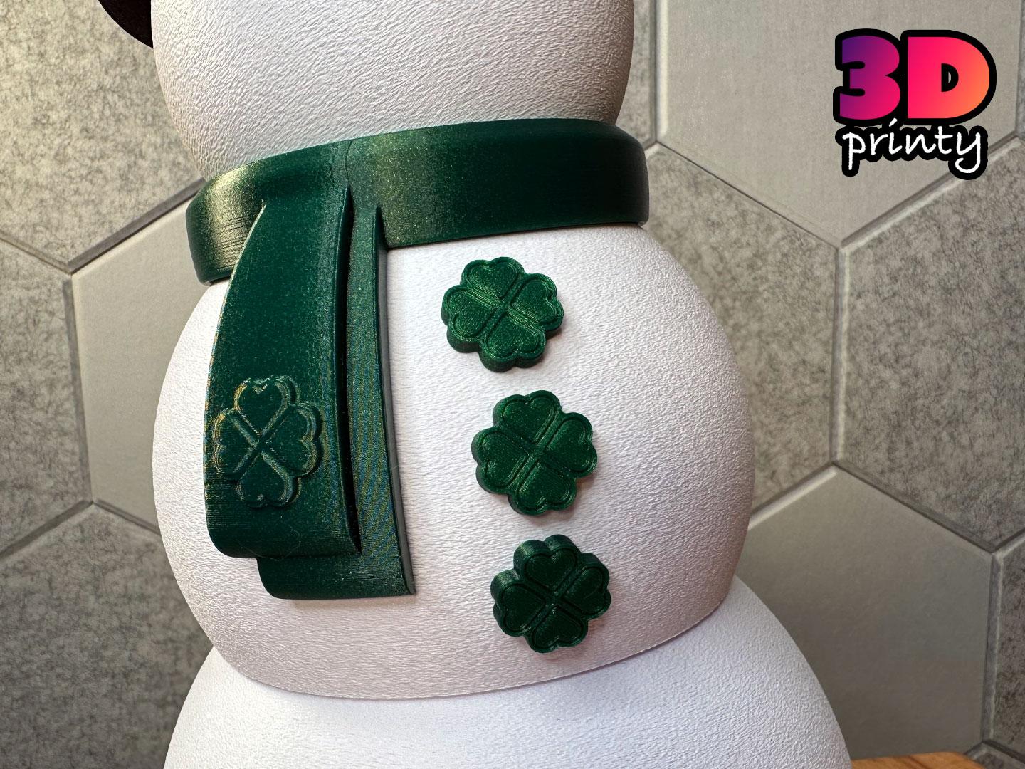 Giant Snowman - Saint Patrick's Day Edition 3d model