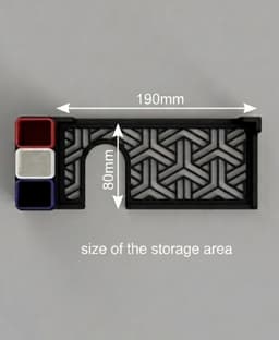 Universal Jigsaw Wall Mount.stl 3d model