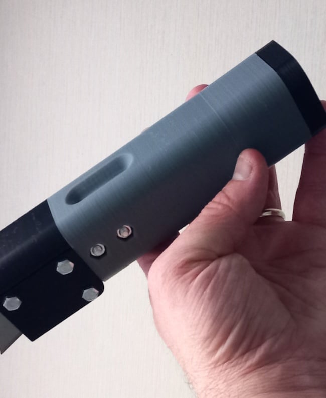 Leather Strap Cutter with Blade Storage - Customizable Width 3d model