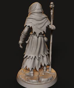 Harvest Specter STL | Fantasy Figure | Dark Reaper Detail 3d model