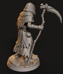 Harvest Specter STL | Fantasy Figure | Dark Reaper Detail 3d model