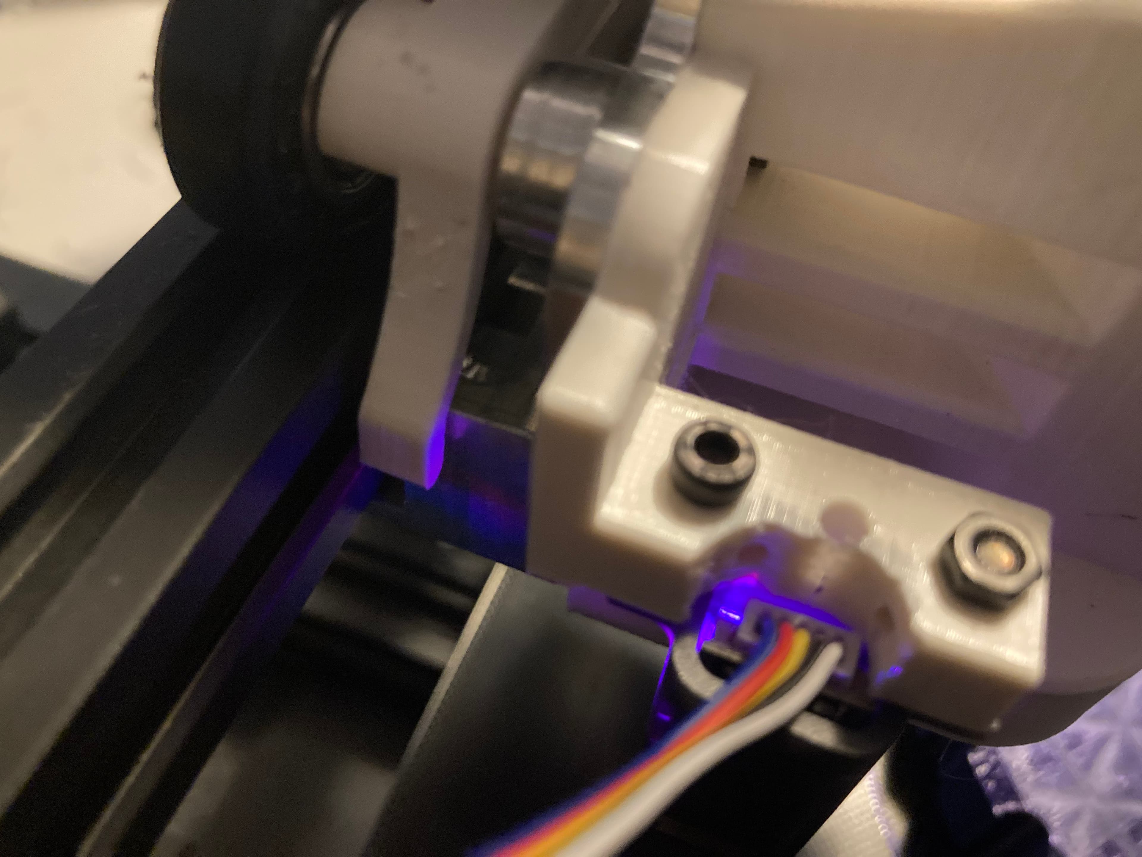 Voxelab Aquila X-axis Bumper for Micro Swiss Direct Drive Extruder 3d model