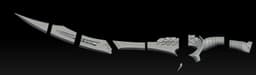 Predator Badlands Yautja Sword 3d model