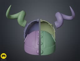Snotlout Helmet - How To Train Your Dragon 3d model