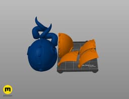 Snotlout Helmet - How To Train Your Dragon 3d model