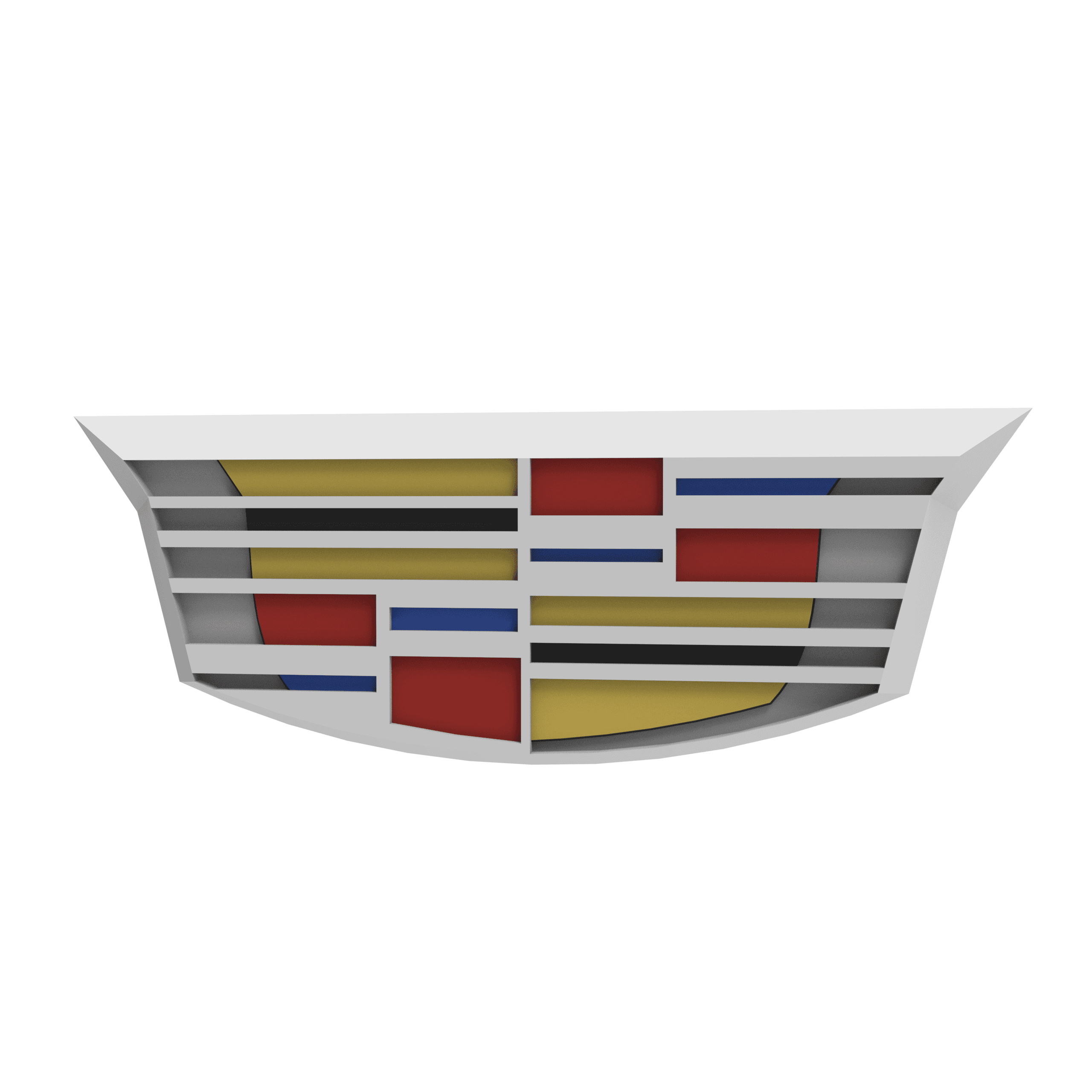 Cadillac logo 3d model