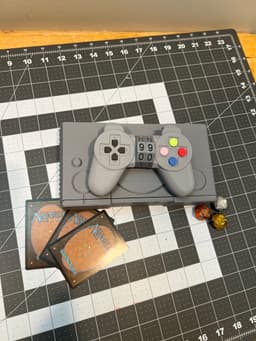 PS1 Base Deck Box and Controller Life Counter 3d model