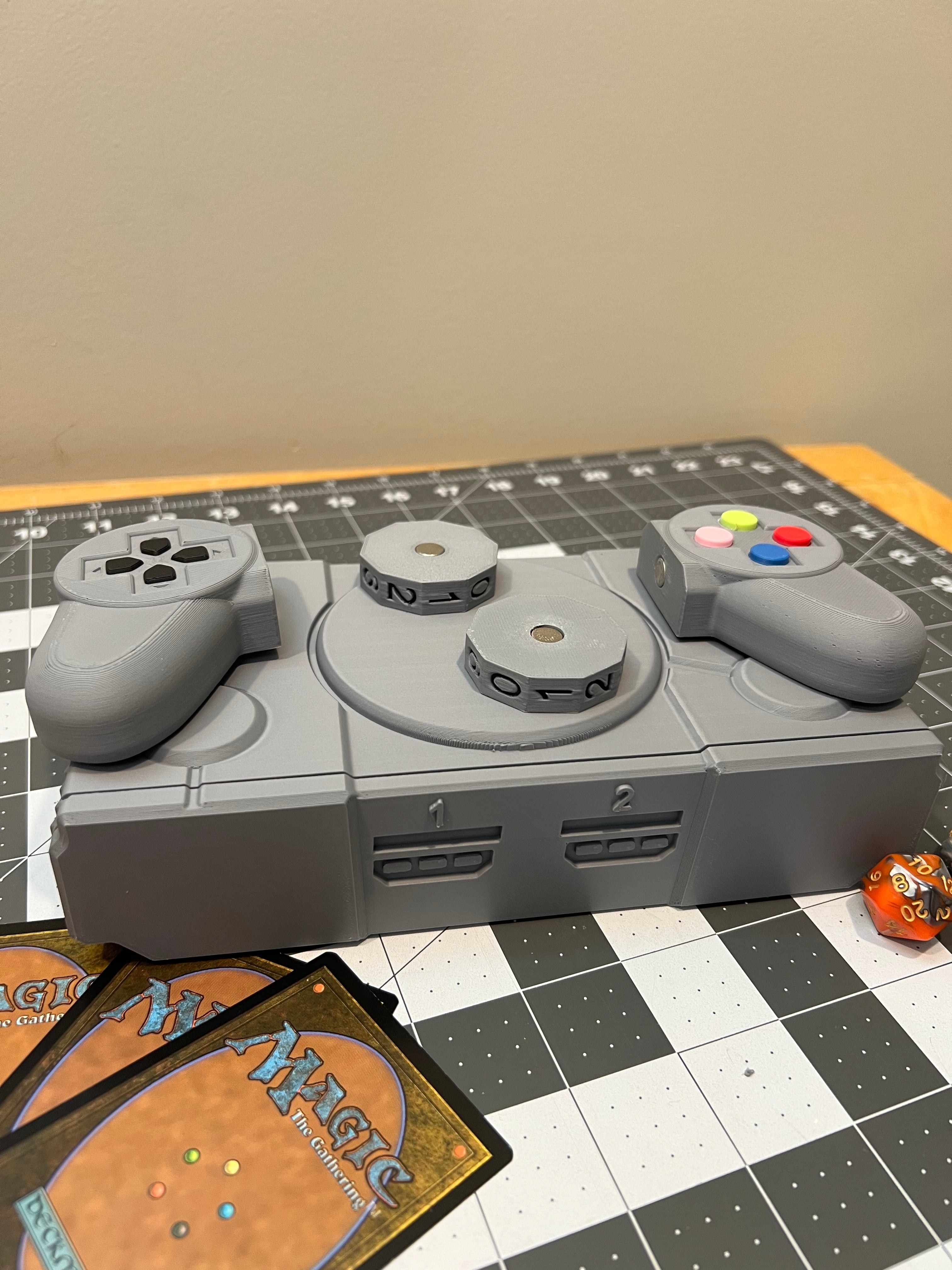 PS1 Base Deck Box and Controller Life Counter 3d model