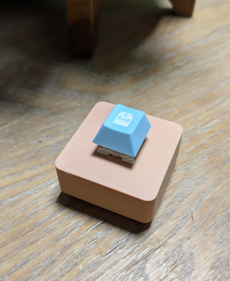 Keyswitch Fidget Toy - Gridfinity 3d model