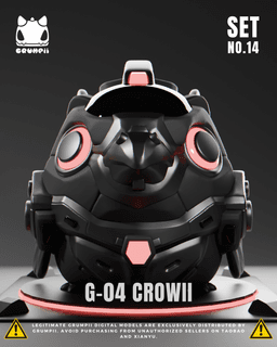 Grumpii 3D Printable Art Toy - Chubbii Series - Set 14 3d model