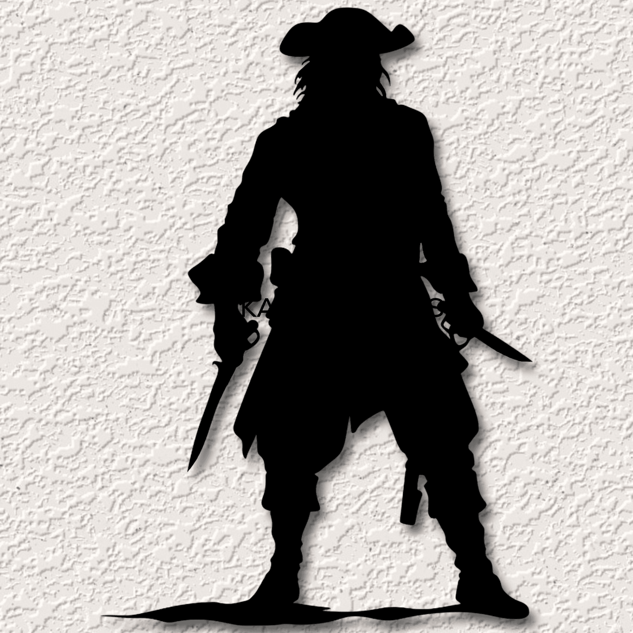 pirate wall art sea wall decor caribbean decoration 3d model