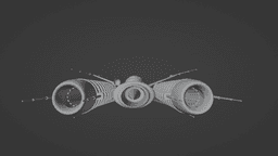 X-503 FIGHTER SPACECRAFT, 3D PRINT 3d model