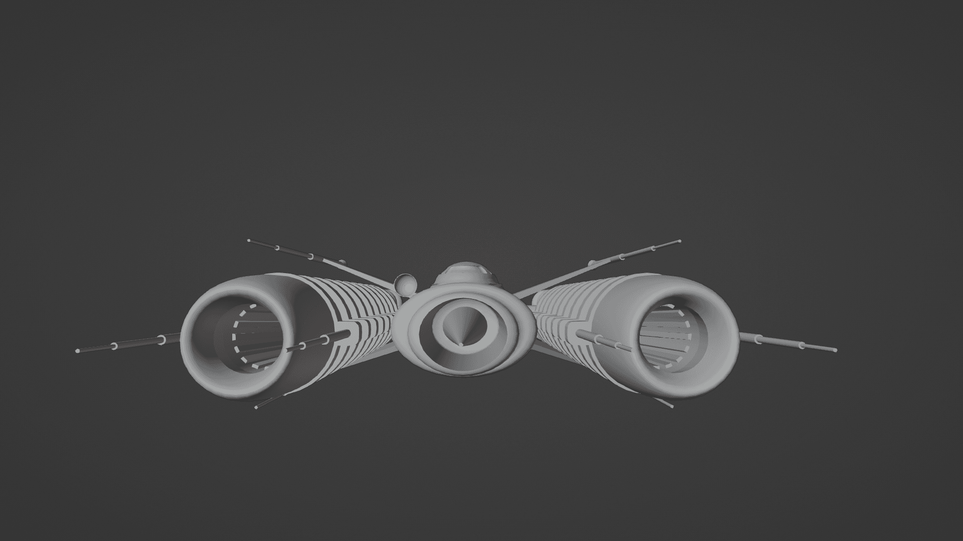 X-503 FIGHTER SPACECRAFT, 3D PRINT 3d model