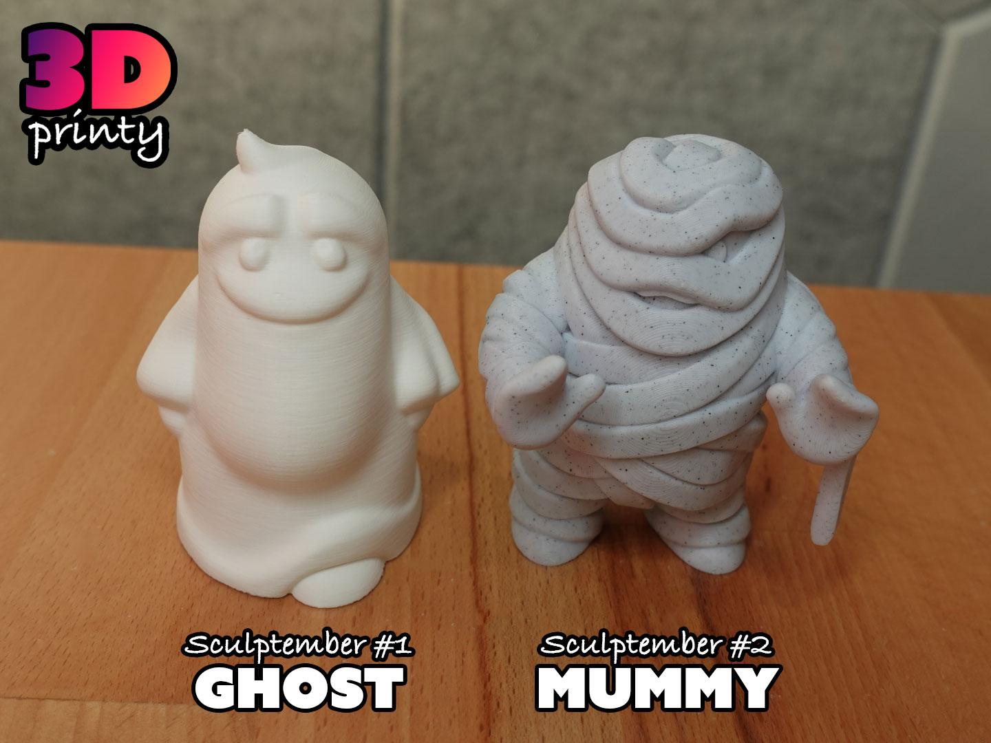 Mini Mummy - Sculptember Model #2 3d model