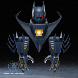 Detective Knightfall Costume 3D Printer STL File 3d model