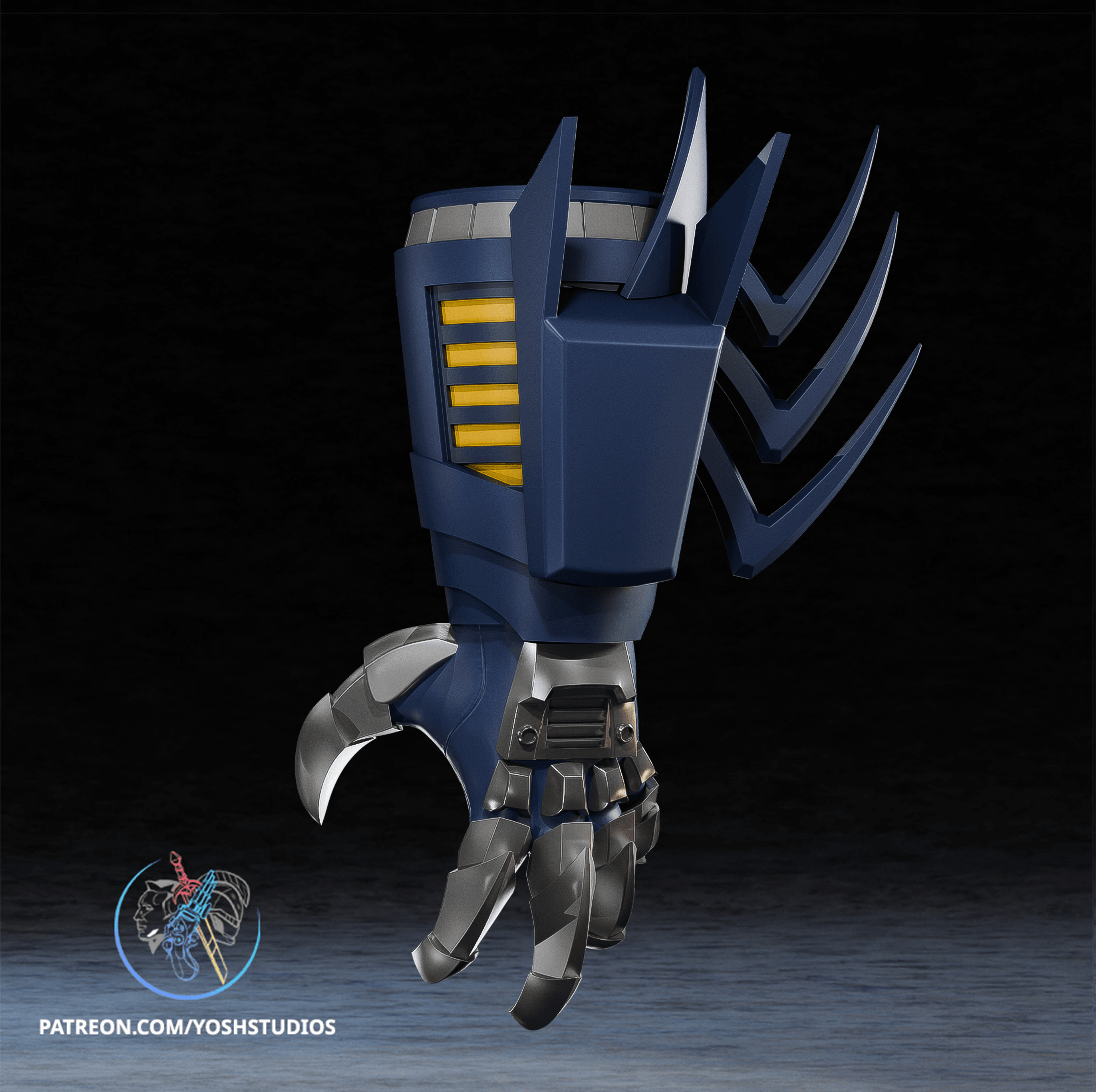 Detective Knightfall Costume 3D Printer STL File 3d model