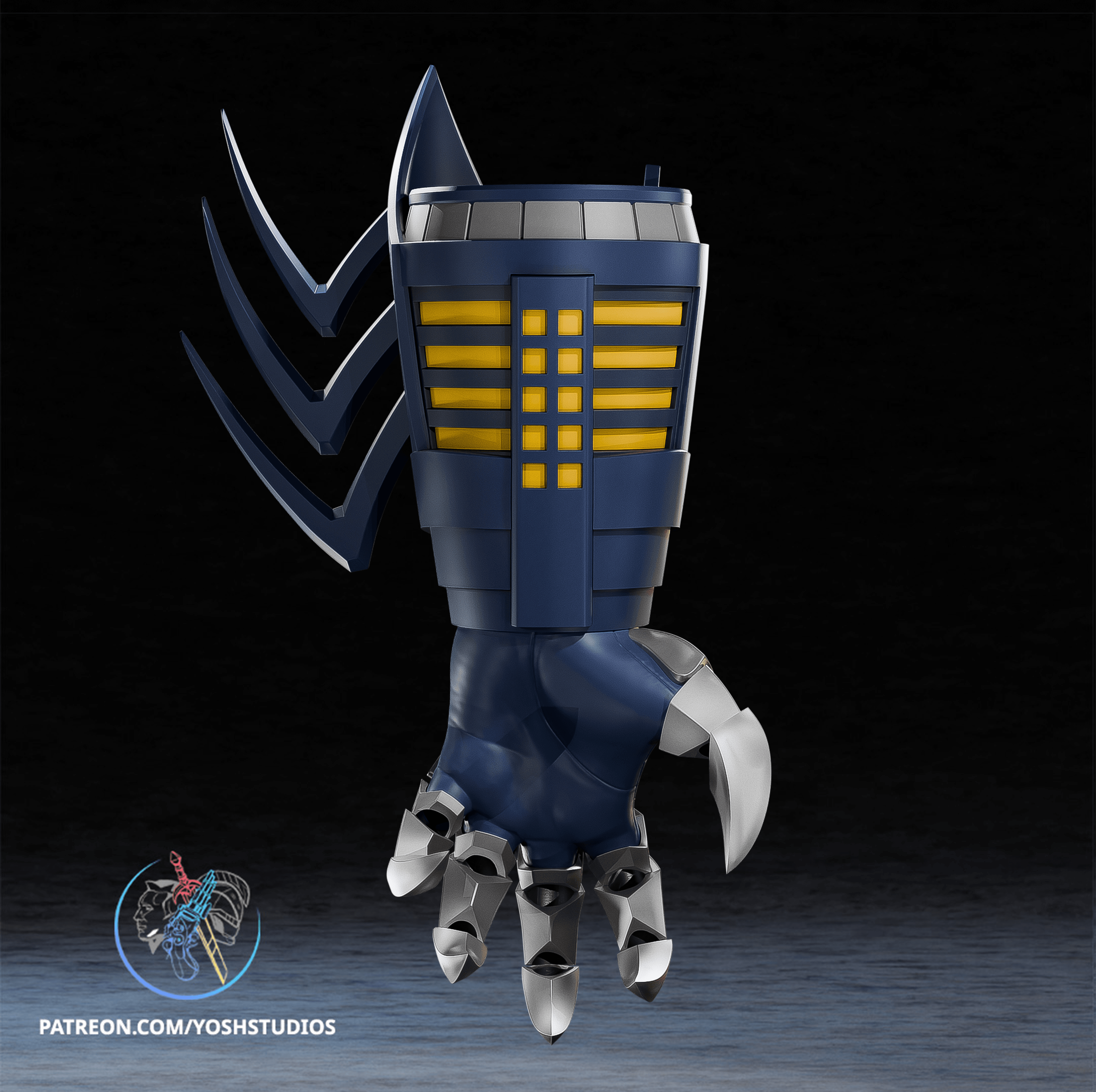 Detective Knightfall Costume 3D Printer STL File 3d model
