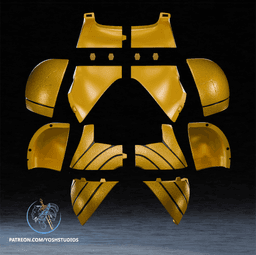 Detective Knightfall Costume 3D Printer STL File 3d model