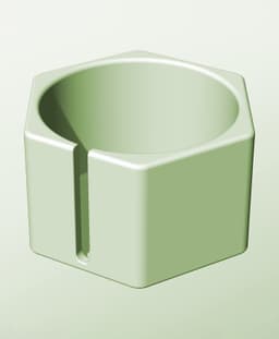 CH128-90-S Stacking slotted component box bin for makers 3d model