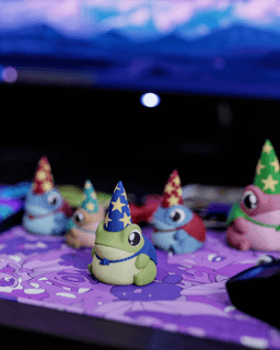wizard frog 3d model