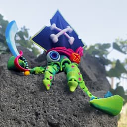 Pirate Squid, May 2023 Exclusive 3d model