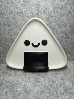 Onigiri Trinket Tray Dish 3d model