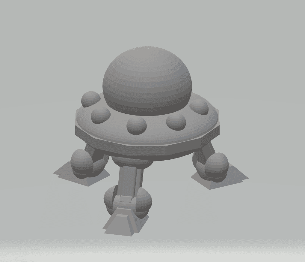 FHW: Chovlian mini saucer infantry 28mm 3d model