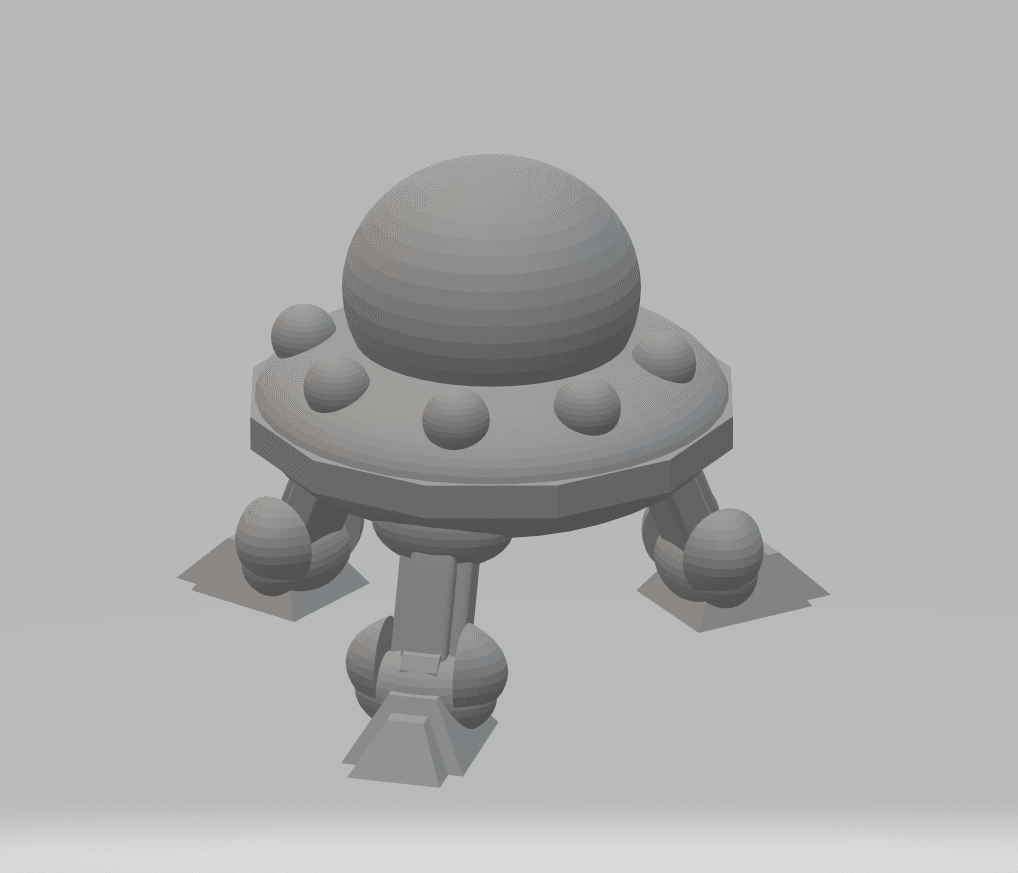 FHW: Chovlian mini saucer infantry 28mm 3d model