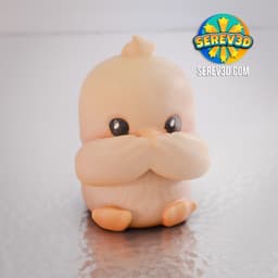 Three Wise Baby Chicks - Easter Breakable Egg Surprise - No Supports 3D Print STL/3MF 3d model