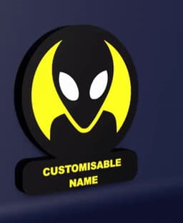 Alien - LED Lightbox 3d model
