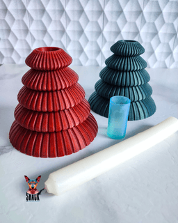 Christmas Tree Candle Holder 3d model