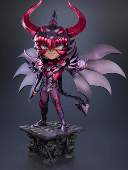 Radamanthys Chibi - Premium Collectible STL 3d model