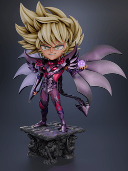 Radamanthys Chibi - Premium Collectible STL 3d model