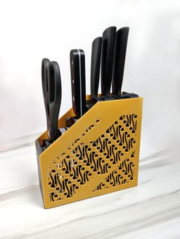 Batik Kitchen Knives Holder 3d model
