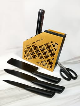 Batik Kitchen Knives Holder 3d model