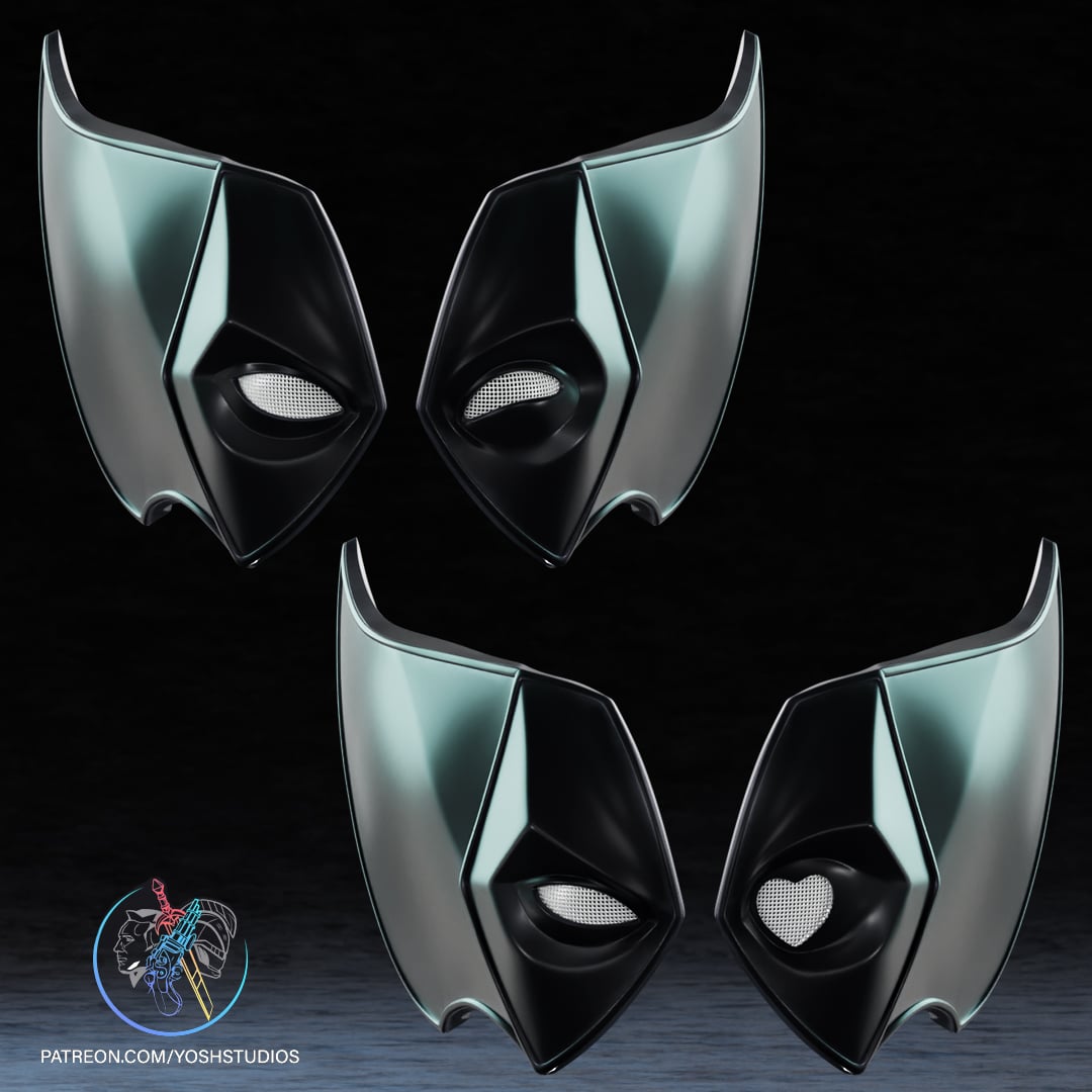 Wolverine Deadpool Mask 3d Printer File STL 3d model