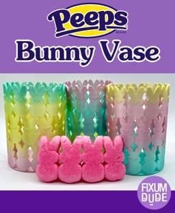 Peeps Bunny Vase/Basket 3d model