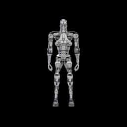 T-800 Endoskeleton – Miniature 3D Figurine 3d model