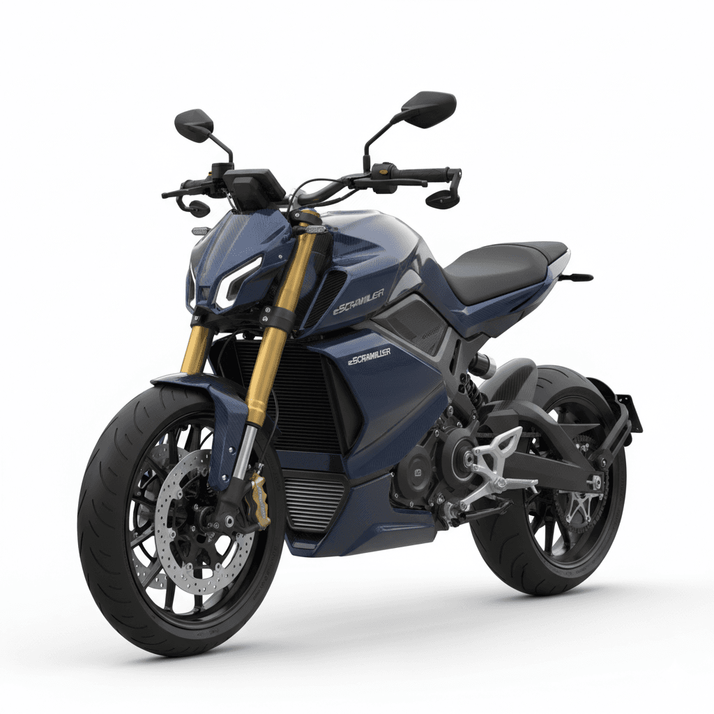 Switch eSCRAMBLER Electric Motorcycle 3d model