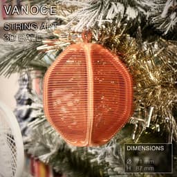 VANOCE | String Art Ball, Christmas Tree 3d model
