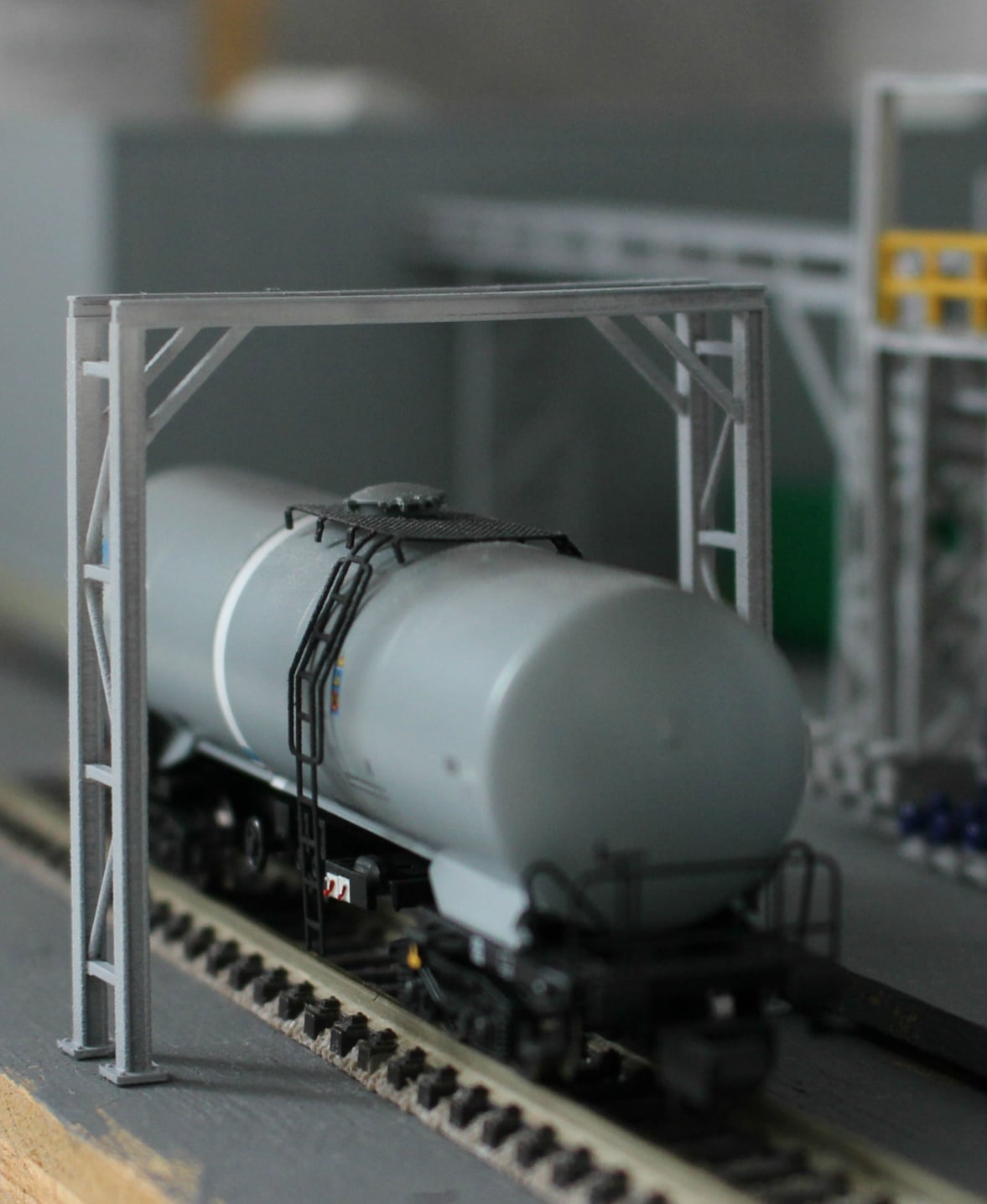 N scale Pipe Bridge Single Track 3d model