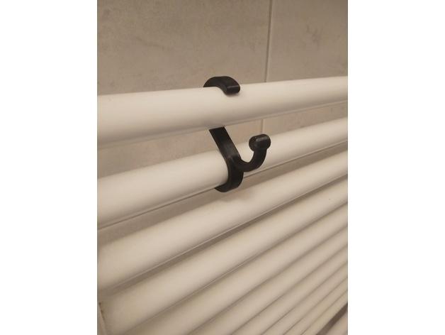 Design radiator towel Hook 3d model