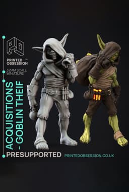 Potion Theif - Goblin Potion Brewer - PRESUPPORTED - 32mm Scale 3d model