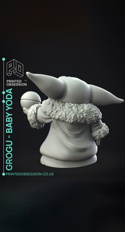 Grogu - baby yoda - Star Wars - Fan art 3d model