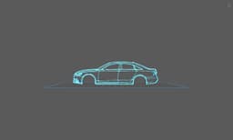 Audi - A6 2012 Wall Art 3d model
