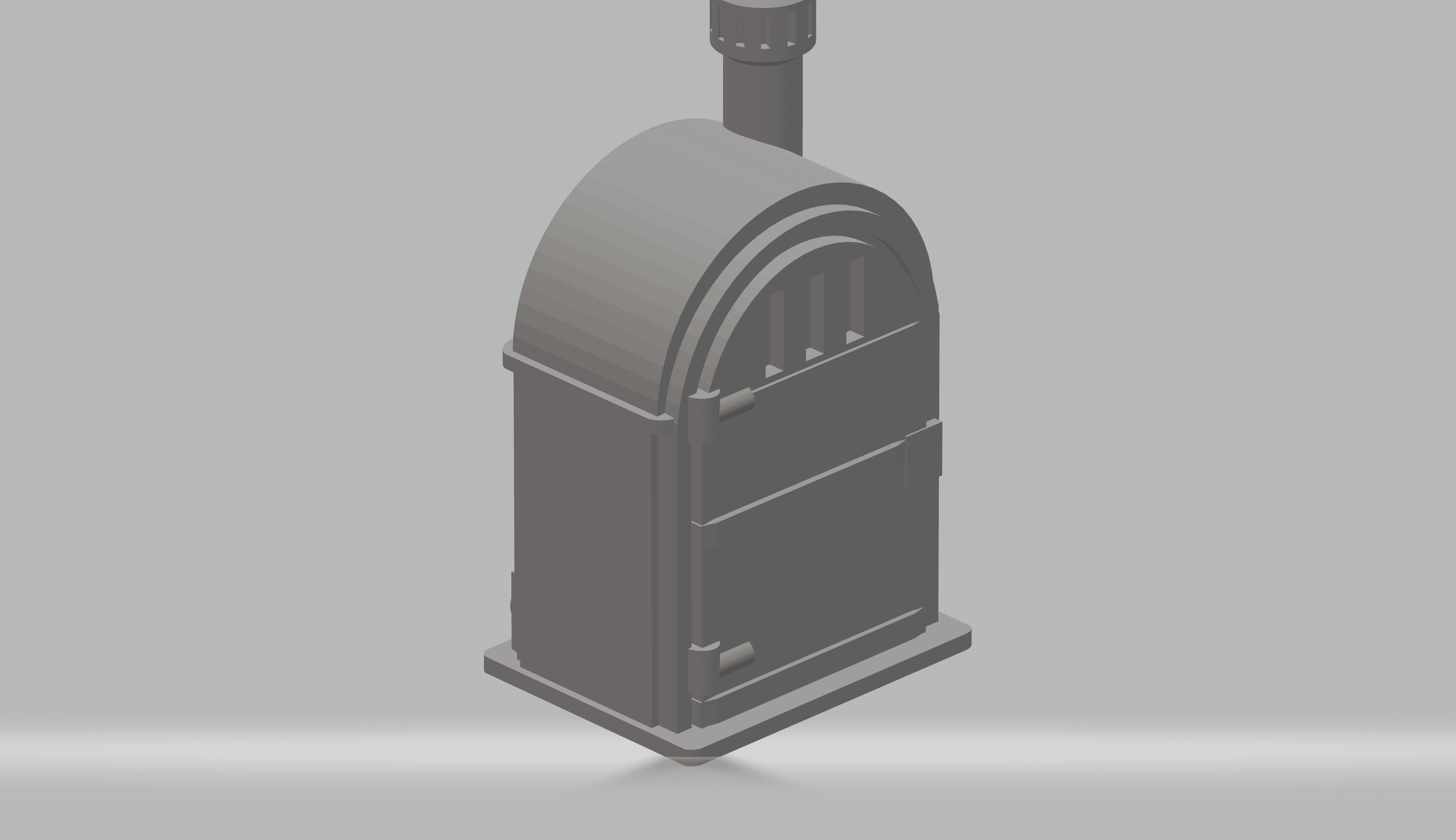 FHW: Mini Town Toilet (28mm scale) 3d model