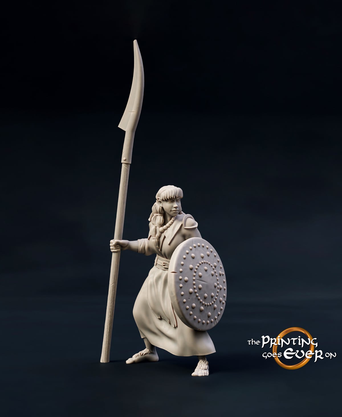 Halfling Militia - Fighter 3d model