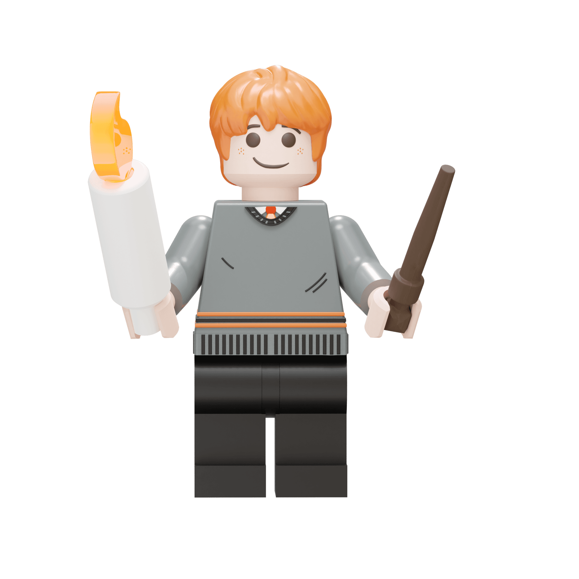 Ron Weasley Lego Figure 3d model